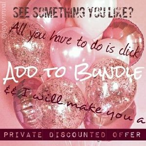 I make private discounted offers!